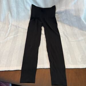 assets spanx black leggings size large
